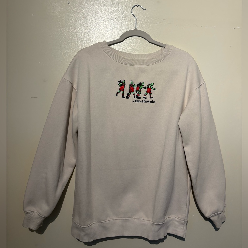 That’s it I’m not going The Grinch Christmas Sweatshirt 
Cream Crewneck